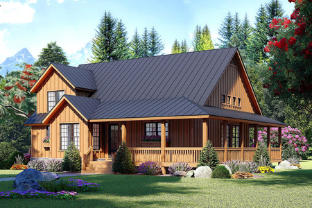 Country House Plan - Mountain Ridge 85148 - Front Exterior