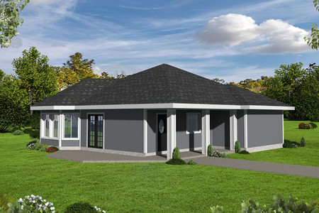 Southwest House Plan - 76525 - Front Exterior