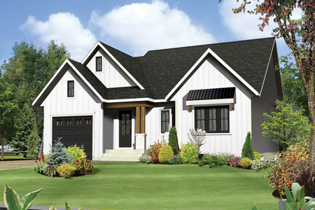 Ranch House Plan - 12096 - Front Exterior