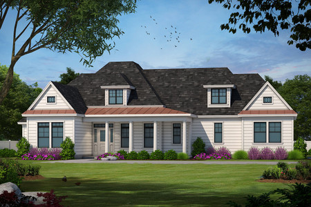 Ranch House Plan - Westcott Manor 67484 - Front Exterior