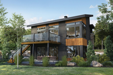 Contemporary House Plan - 94516 - Rear Exterior