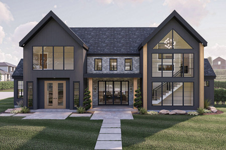 Modern House Plan - Hatfield Heights 53725 - Front Exterior