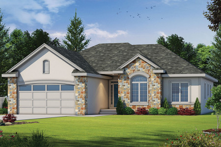 European House Plan - Bloom 27038 - Front Exterior