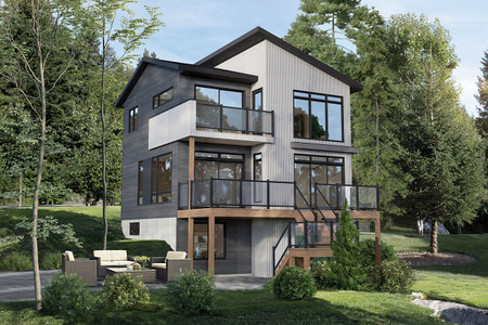 Contemporary House Plan - 38945 - Rear Exterior