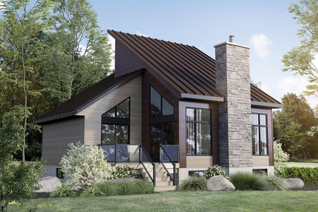 Contemporary House Plan - 14940 - Rear Exterior