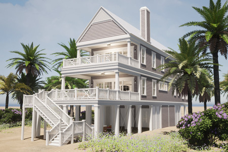 Southern House Plan - Crescent 30353 - Rear Exterior