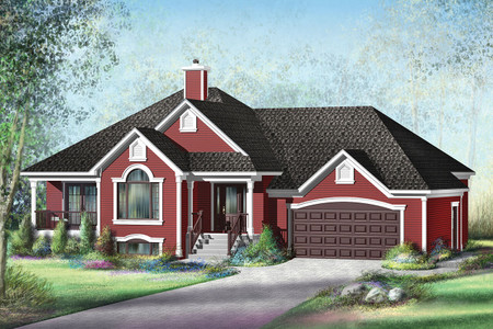 Country House Plan - 88726 - Front Exterior