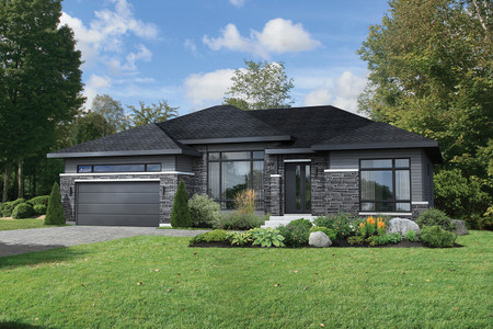 Contemporary House Plan - 98130 - Front Exterior