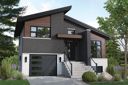 Contemporary House Plan - 21236 - Front Exterior