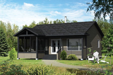 Cottage House Plan - 49845 - Front Exterior