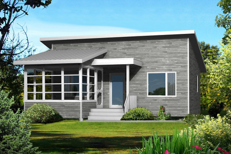 Modern House Plan - 45723 - Front Exterior