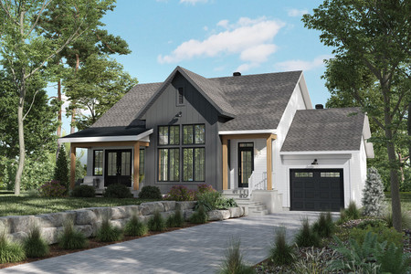 Farmhouse House Plan - 71900 - Front Exterior
