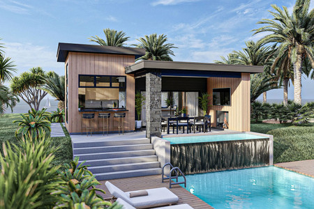 Contemporary House Plan - Roan Ridge 25893 - Front Exterior