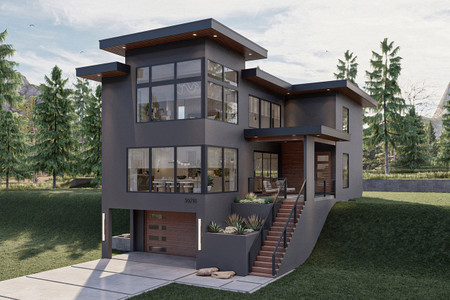 Modern House Plan - Union Square 32636 - Front Exterior