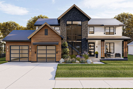 Farmhouse House Plan - Bandera Heights 70654 - Front Exterior