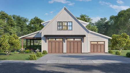 Country House Plan - 96592 - Front Exterior