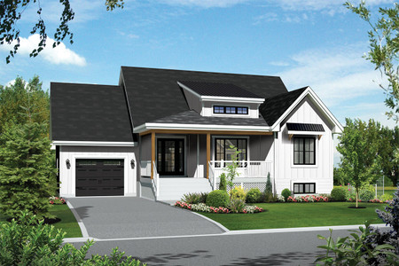 Farmhouse House Plan - 40889 - Front Exterior