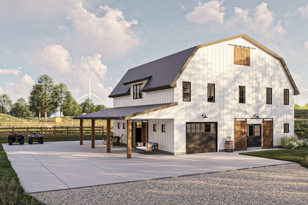 Farmhouse House Plan - Pittston Farms 15962 - Front Exterior