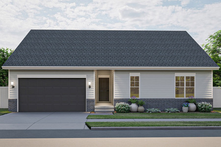 Ranch House Plan - Crofton 95264 - Front Exterior