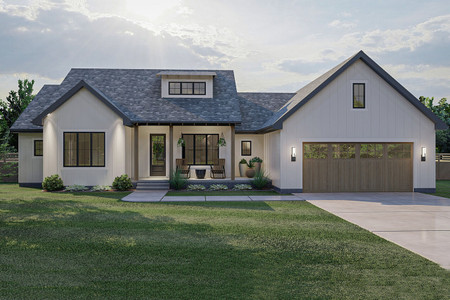 Farmhouse House Plan - Dempsey 94963 - Front Exterior
