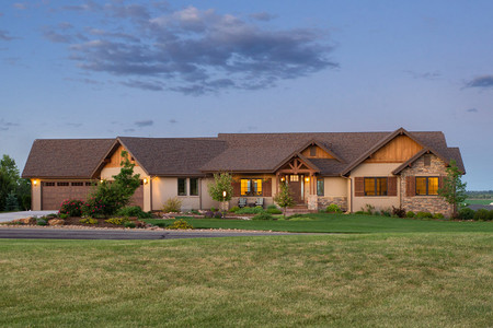 Craftsman House Plan - Flagstaff II 61633 - Front Exterior