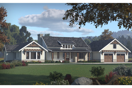 Craftsman House Plan - 88656 - Front Exterior