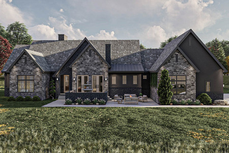 European House Plan - Blackburn 20933 - Front Exterior