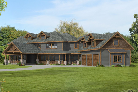 Craftsman House Plan - 91043 - Front Exterior