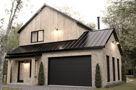 Modern House Plan - West Coast 17855 - Front Exterior