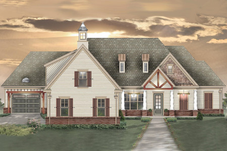 Craftsman House Plan - 13956 - Front Exterior