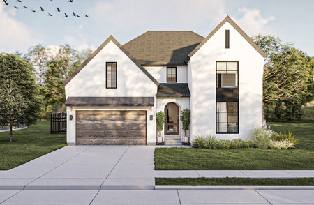 Cottage House Plan - Santiago 25244 - Front Exterior