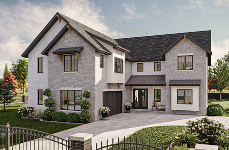 Traditional House Plan - Weatherford 38001 - Front Exterior