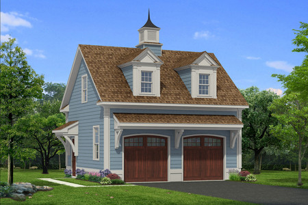 Colonial House Plan - 27287 - Front Exterior