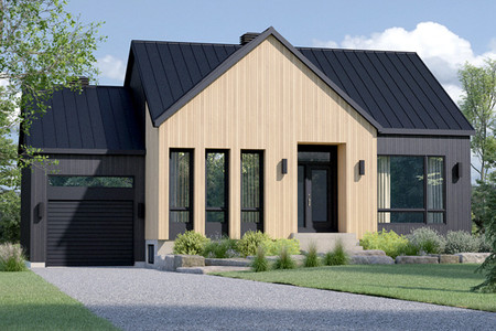 Modern House Plan - 50684 - Front Exterior