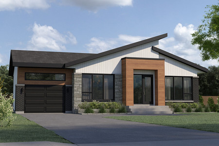 Contemporary House Plan - 96506 - Front Exterior