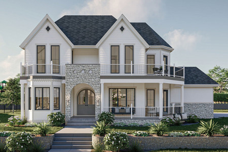 Victorian House Plan - Alice 91483 - Front Exterior