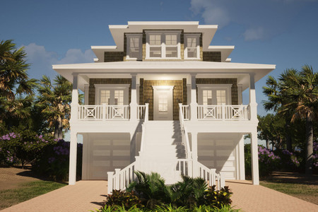 Shingle-Style House Plan - Francis 12287 - Front Exterior
