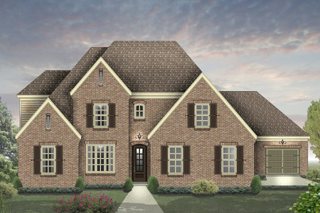 French Country House Plan - 66187 - Front Exterior