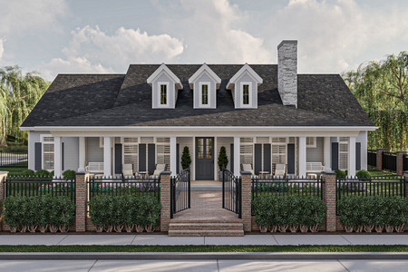 Southern House Plan - Walnut Hill  23038 - Front Exterior