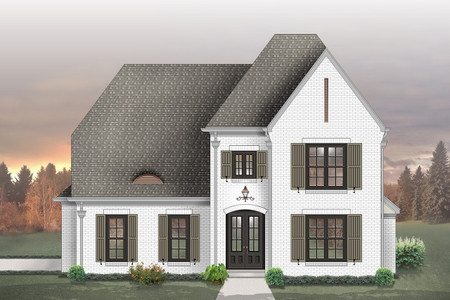 French Country House Plan - 89408 - Front Exterior