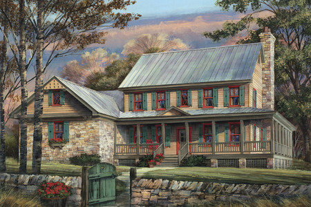 Country House Plan - Edgewood  35777 - Front Exterior
