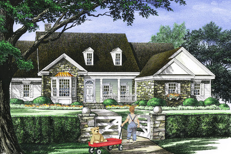 Country House Plan - Glade Springs  22254 - Front Exterior