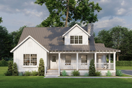 Country House Plan - Spring River Retreat  38811 - Front Exterior