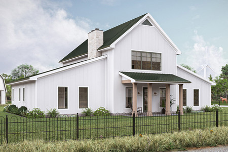 Farmhouse House Plan - Kittery Point 83871 - Front Exterior
