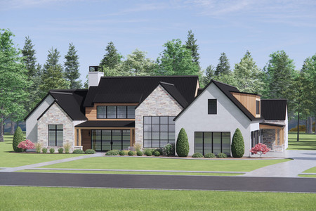 Modern House Plan - 42645 - Front Exterior