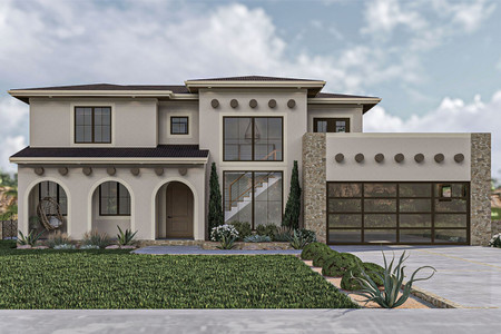 Southwest House Plan - Citrus View 66272 - Front Exterior