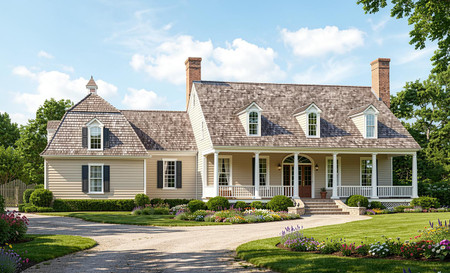Colonial House Plan - Berry Hill 29241 - Front Exterior