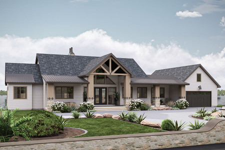 Craftsman House Plan - Emerald Bay 71291 - Front Exterior