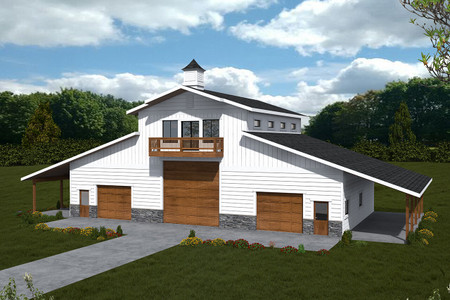 Country House Plan - 70655 - Front Exterior