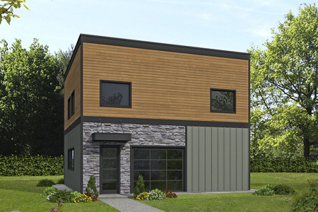 Modern House Plan - 35576 - Front Exterior